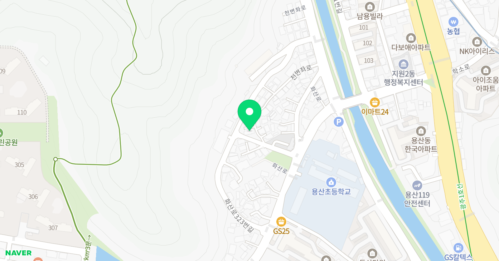 에이엘아카데미 학원 위치