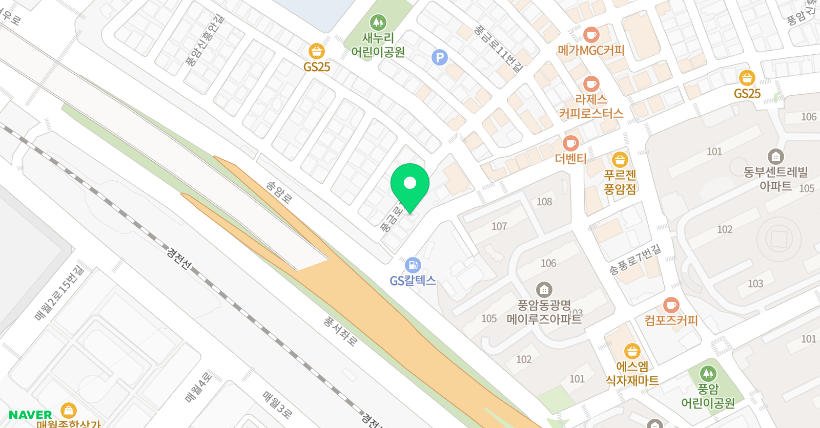 수다 학원 위치