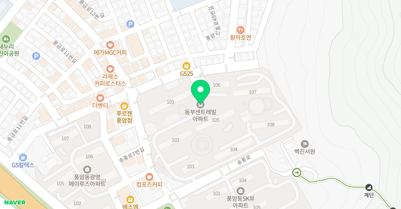 MC 과학전문학원 위치