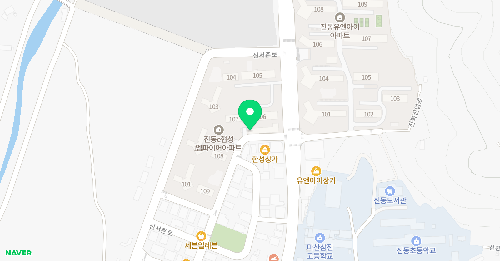 정탑 학원 위치