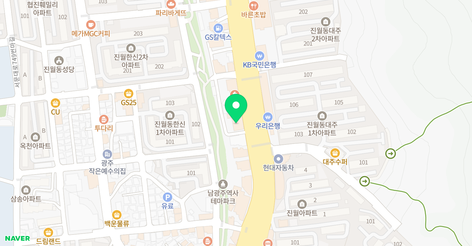 정경태 수학학원 위치