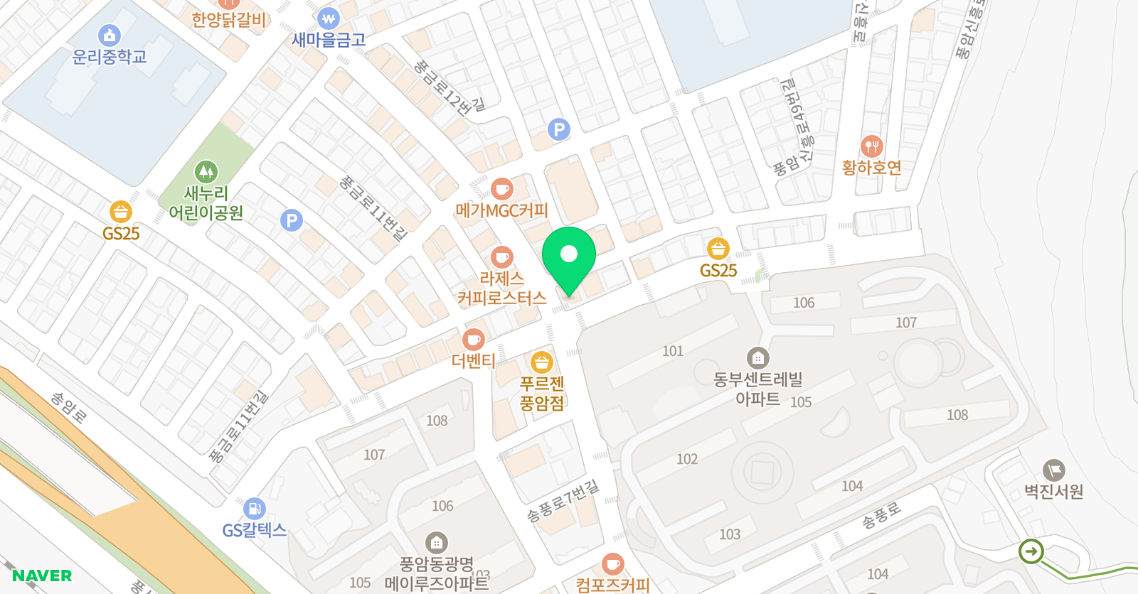 상상 수학학원 위치