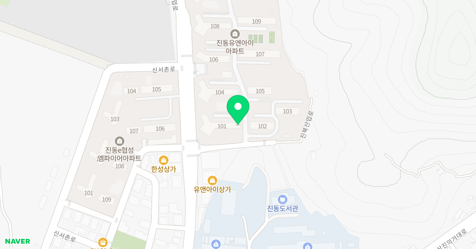 브라운 영어 위치