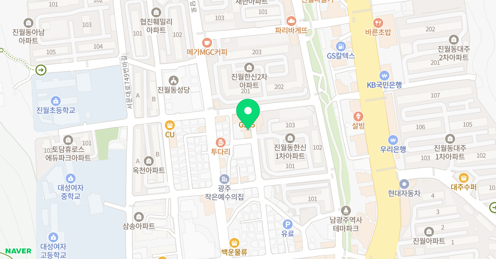 필 영어학원 위치