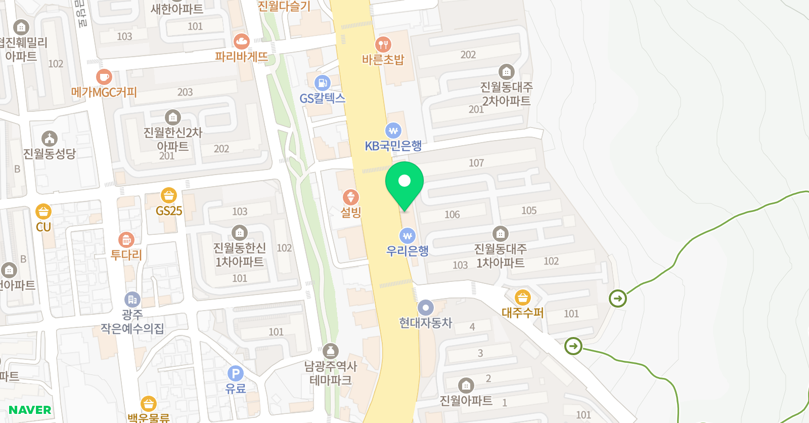 씨케이수학초중등관학원 위치