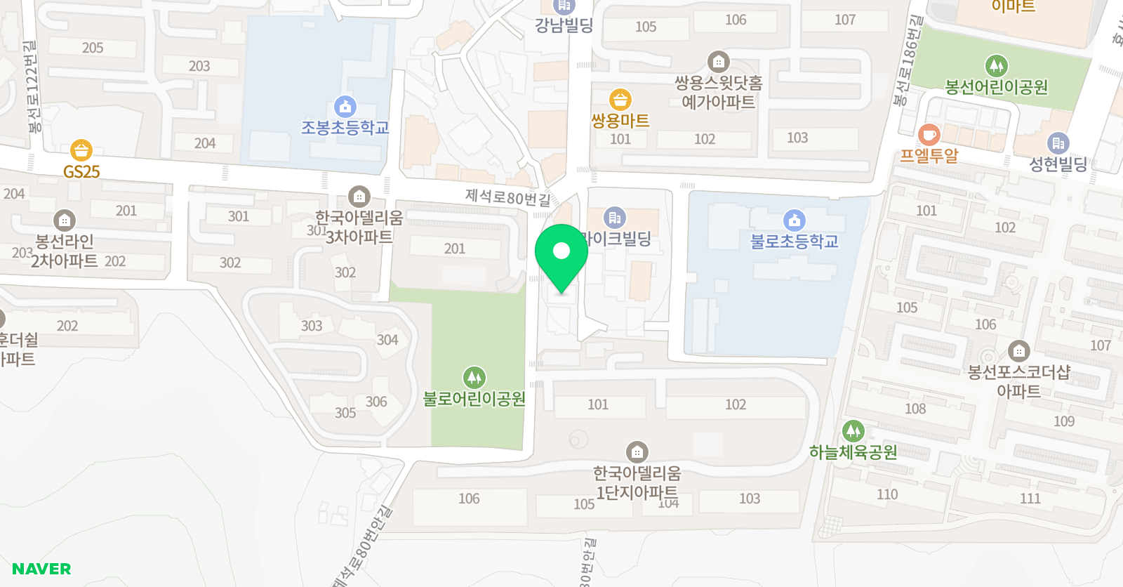 청어람 과학학원 위치