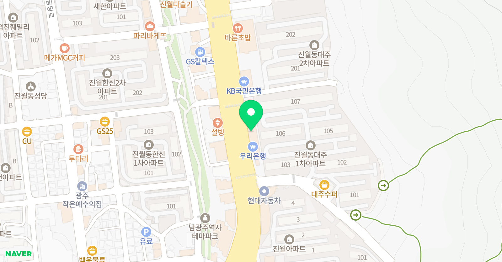 거미 수학 위치