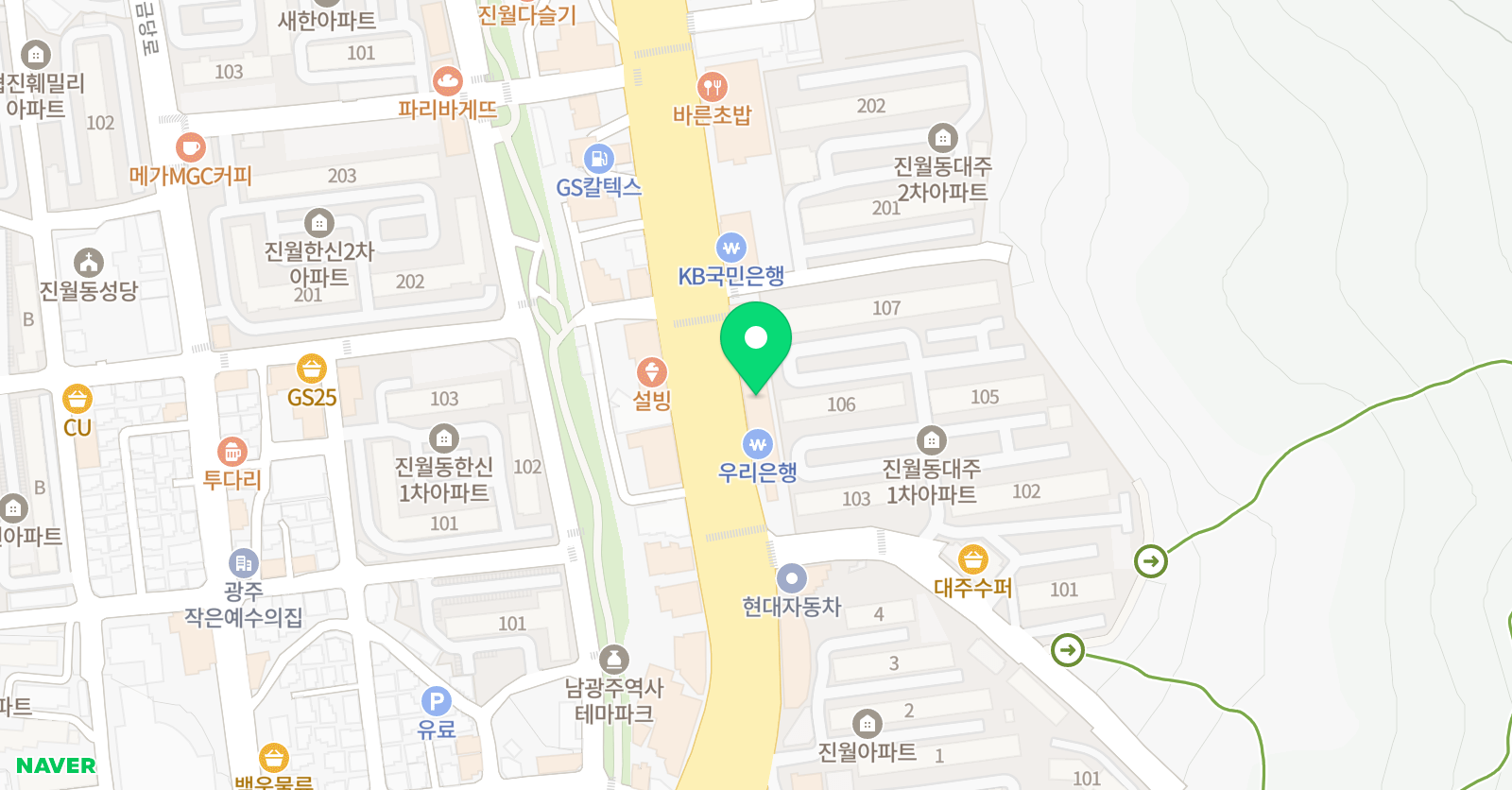 강경구 영어학원 위치