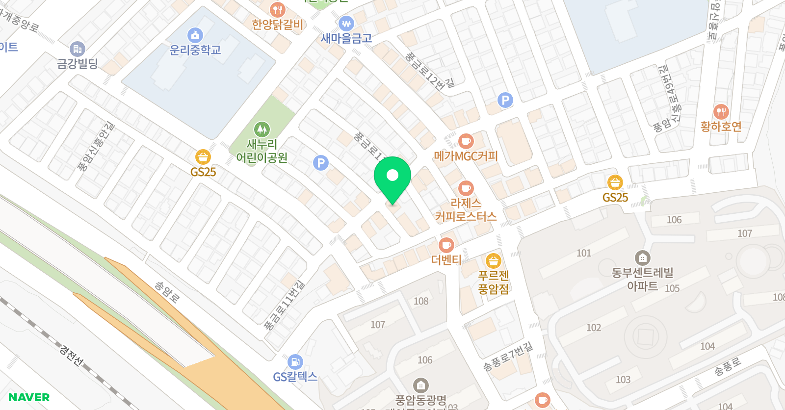 선 수학 위치