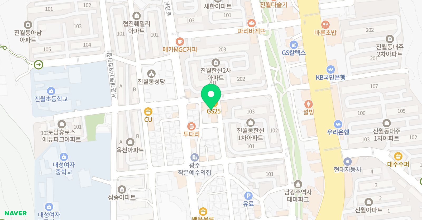 바른 수학학원 위치