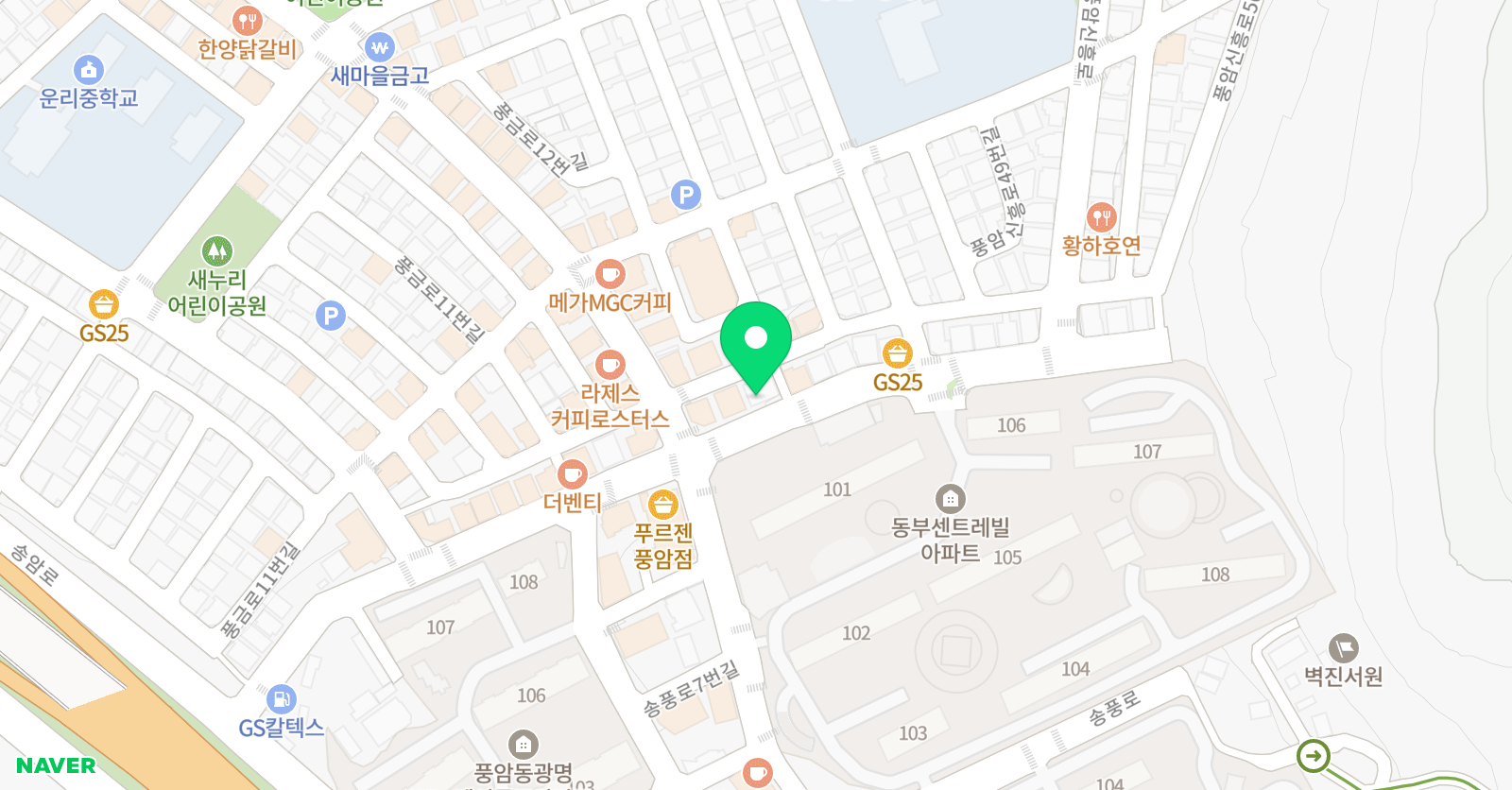 삼손 태권도예절관 위치