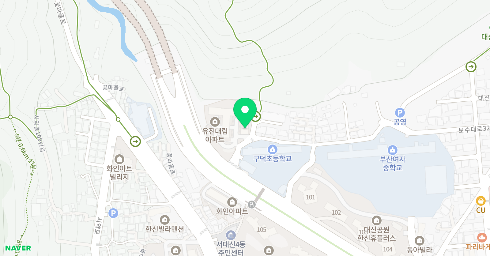 꿈꾸는음악학원 위치
