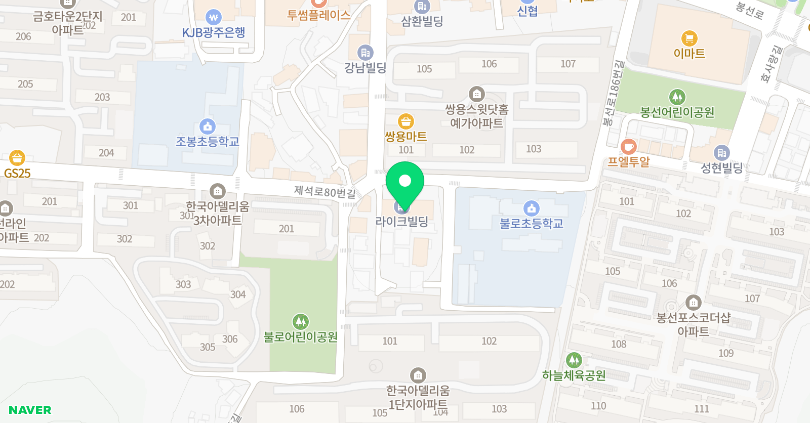 에이블 수학학원 위치