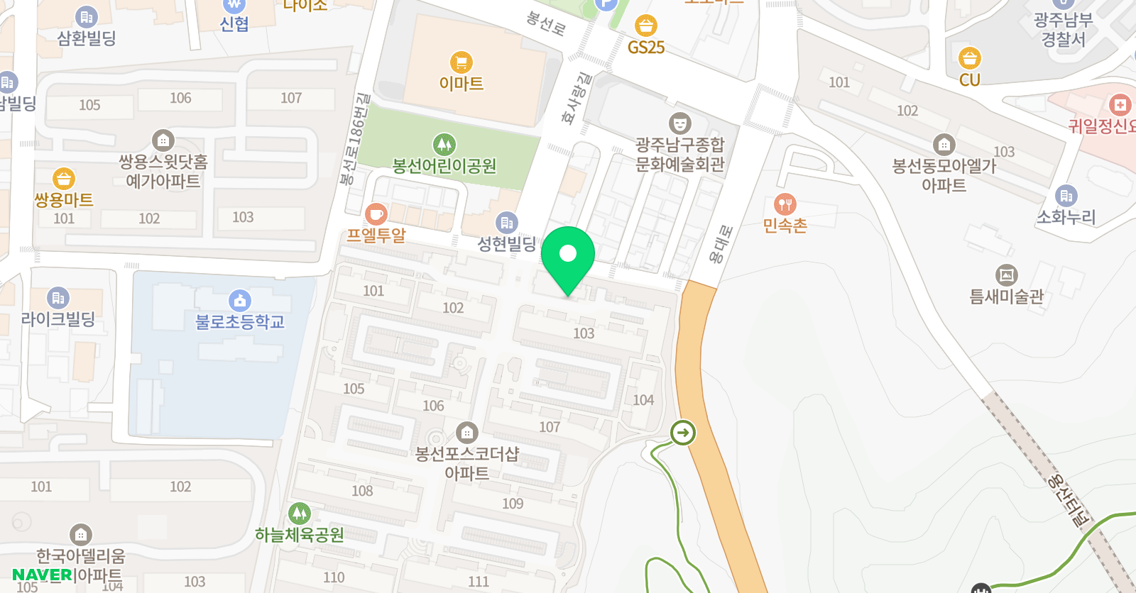 브리콜라주 미술학원 위치