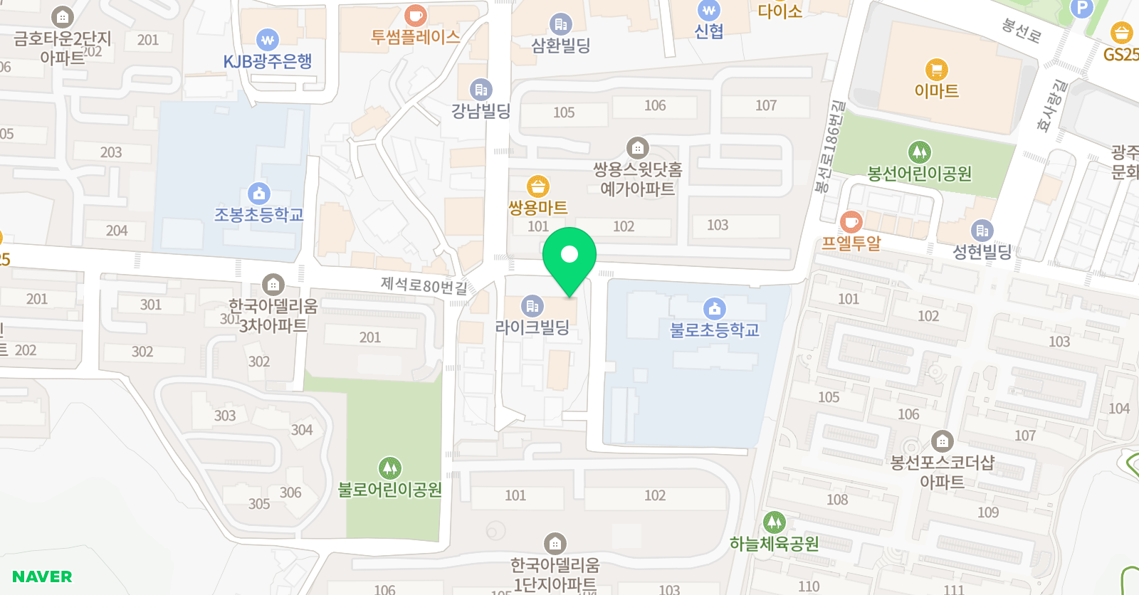 넌서치 영어학원 위치