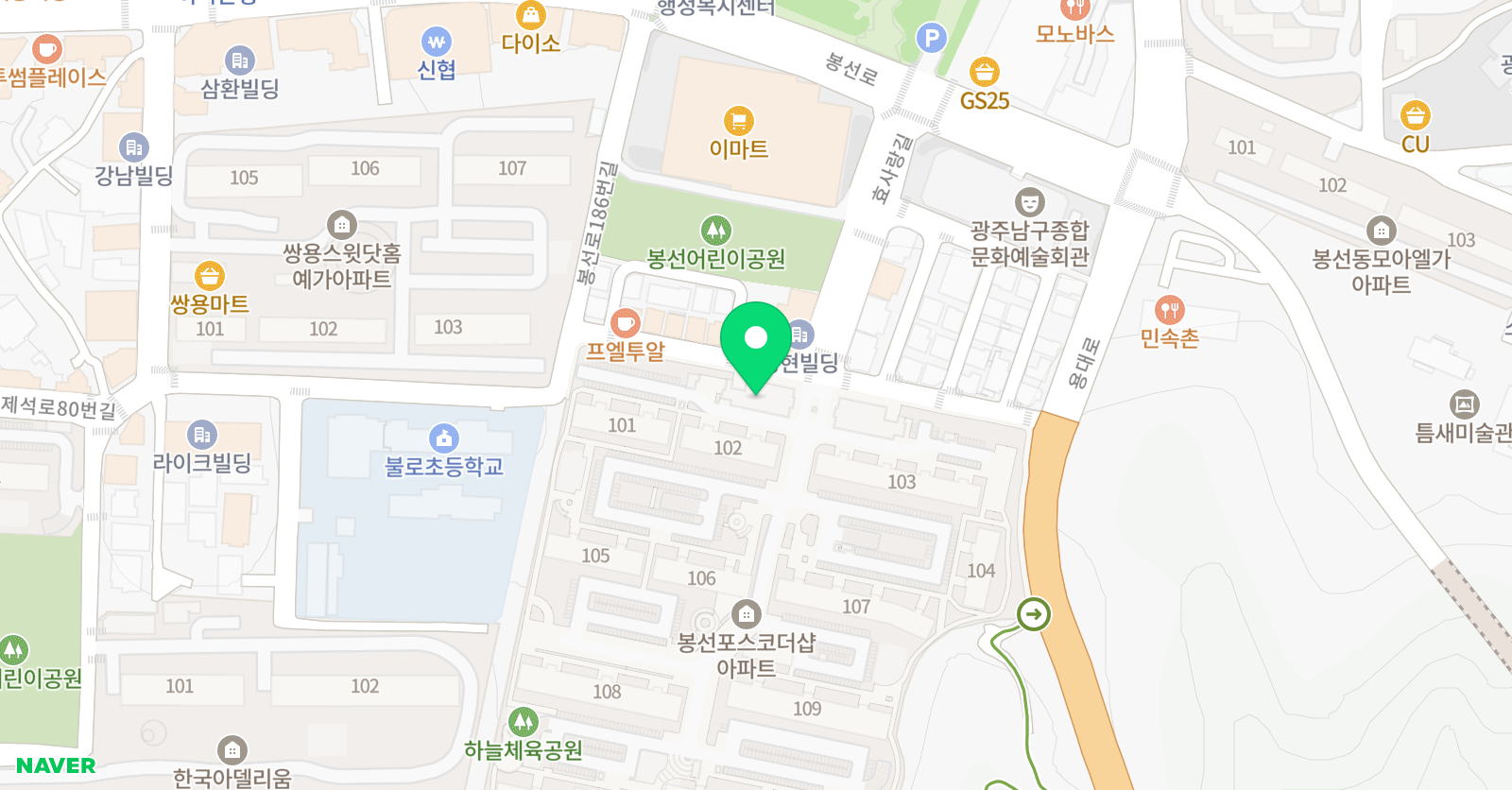 LIC 태권도장 위치