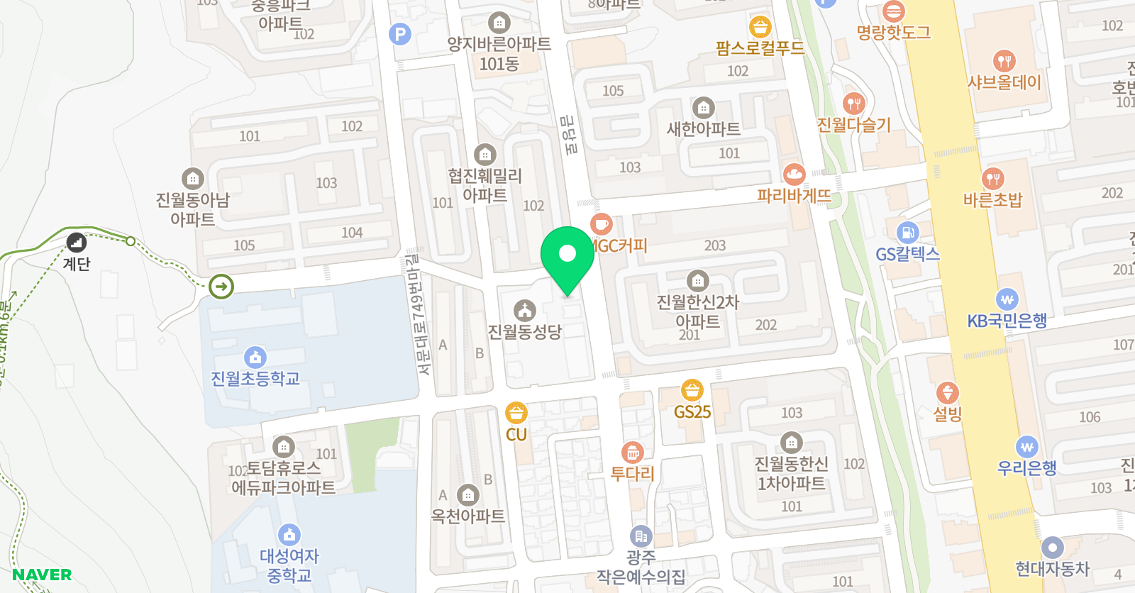 김대균 수학보습학원 위치