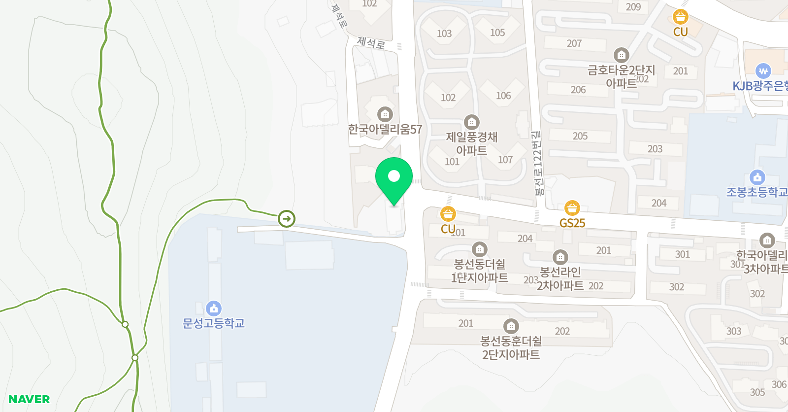 솔레아스풋볼 스풋볼 광주봉선점 위치