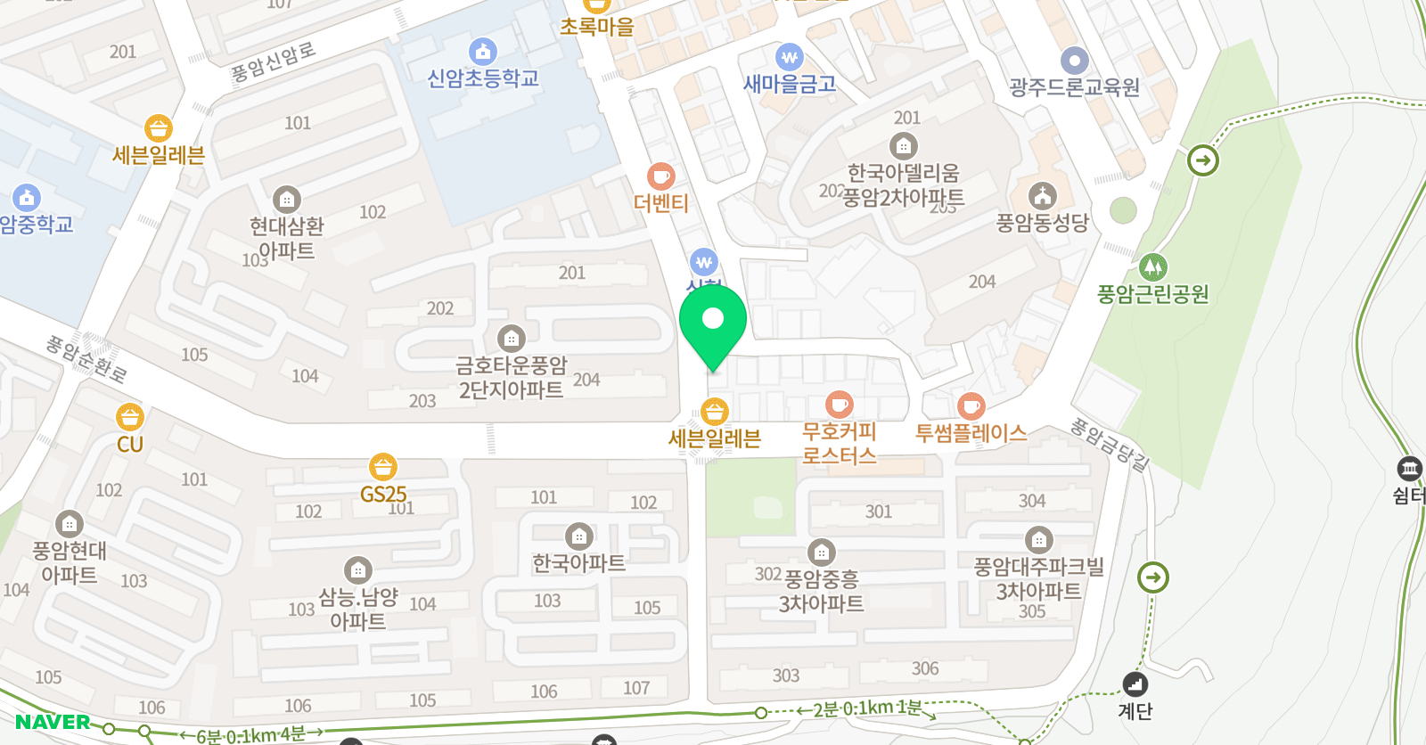 수학의 길 위치
