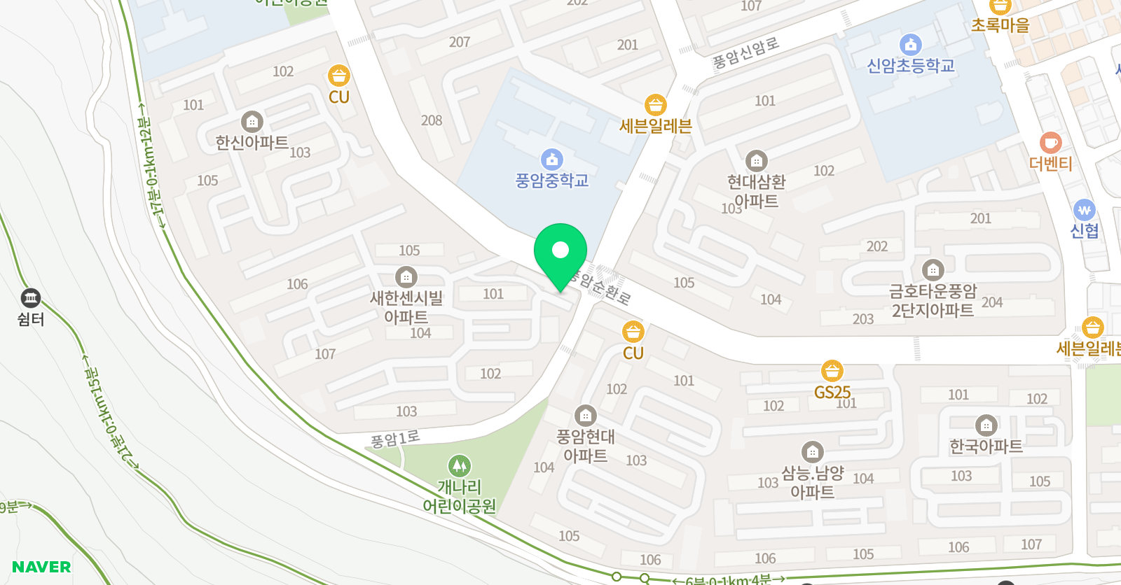뮤즈 음악학원 위치