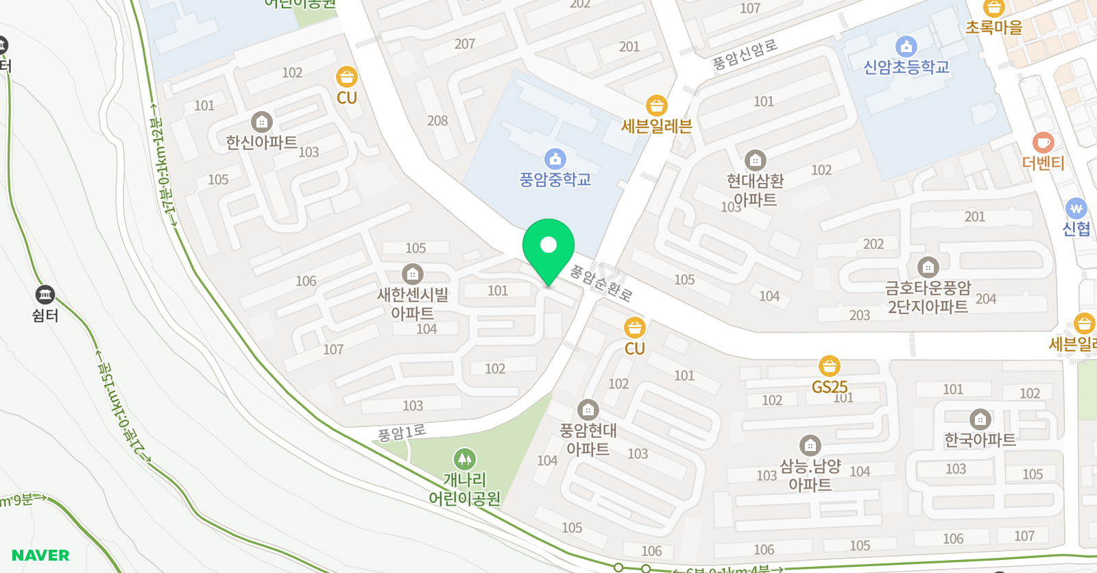 점프윙스 줄넘기 풍암점 위치