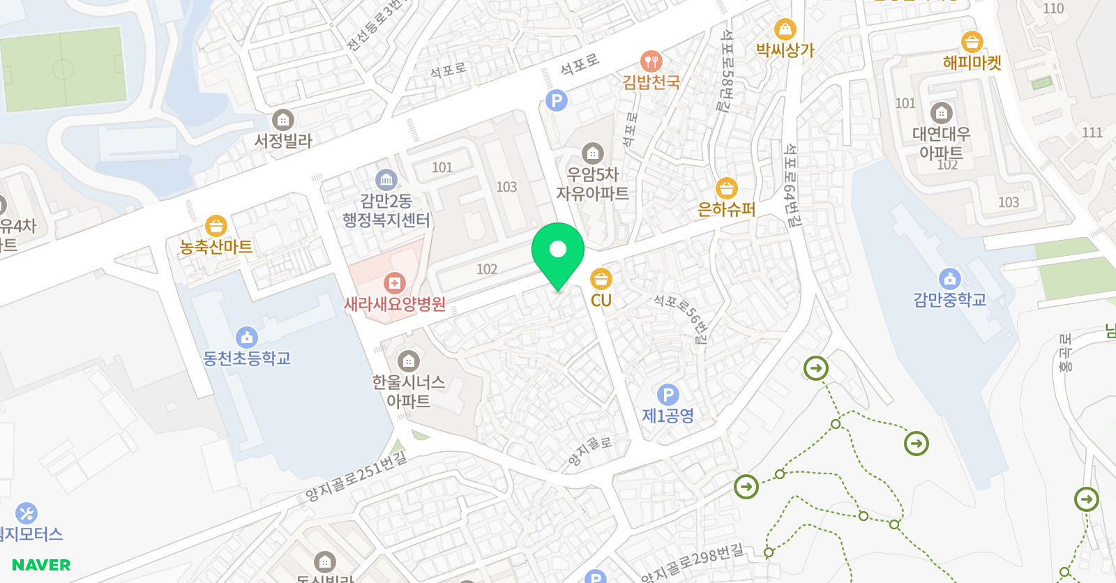정원 태권도 위치