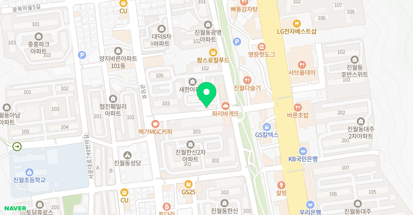 삼성 영어 신영학원 위치