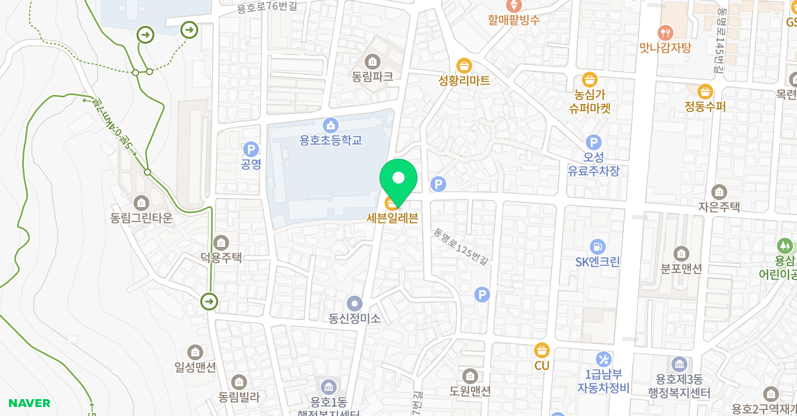 예나아트앤에듀학원 위치