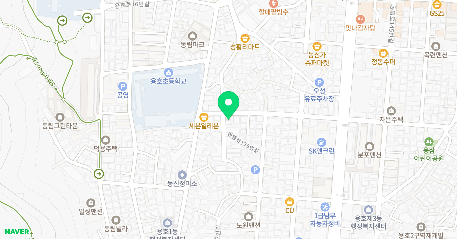 창의아트 미술학원 위치