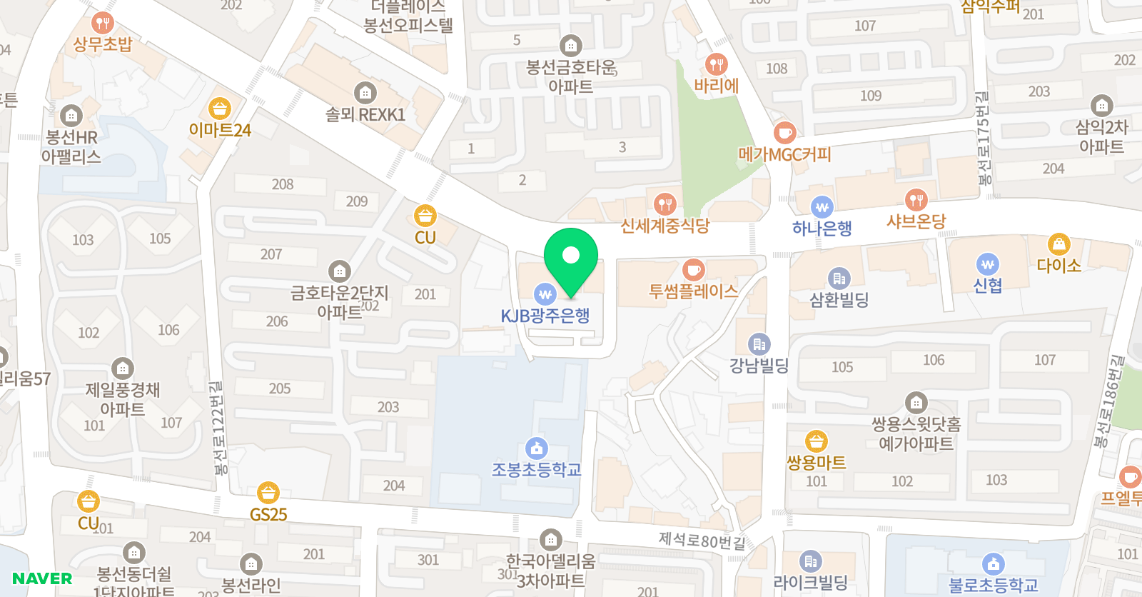 팀케이 농구교실 위치