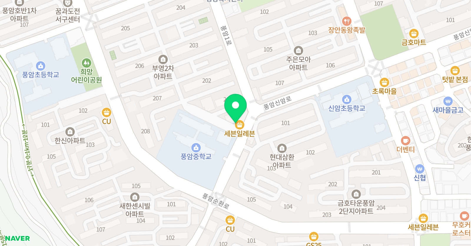 두드림 음악학원 위치