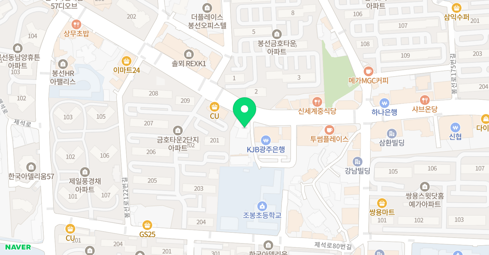페이스튼 아카데미 위치