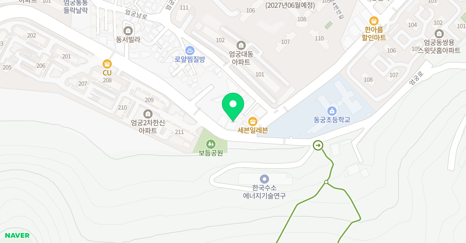 동궁예일 음악학원 위치