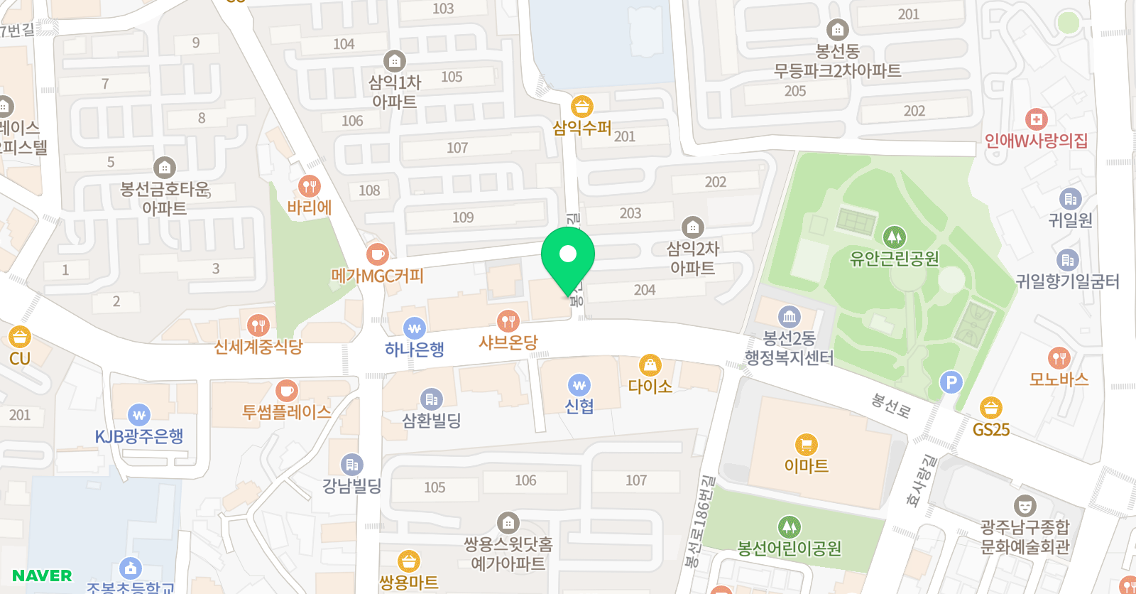 멘토이현식 영어학원 위치