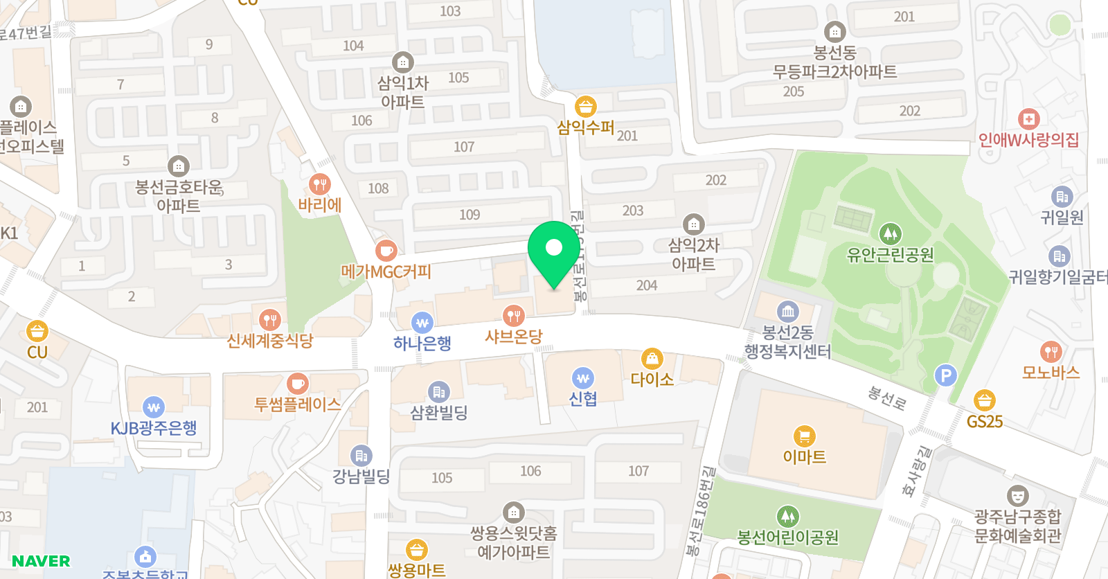 퍼스트 수학학원 위치