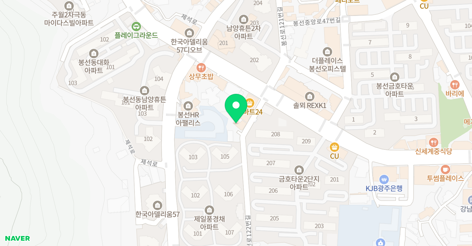 이루다 영어수학학원 위치