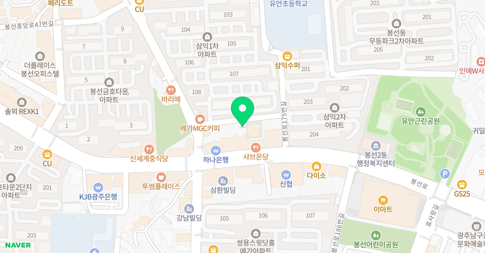 뿌리깊은 수학 봉선 위치