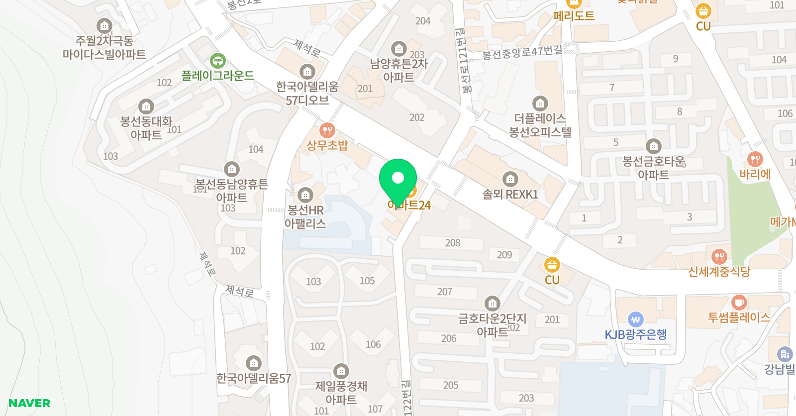 박종호 수학학원 위치