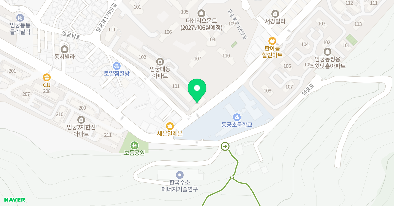 앤드류쌤 영어 학원 위치