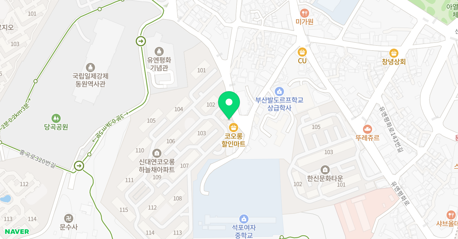 좋은친구 피아노교습소 위치