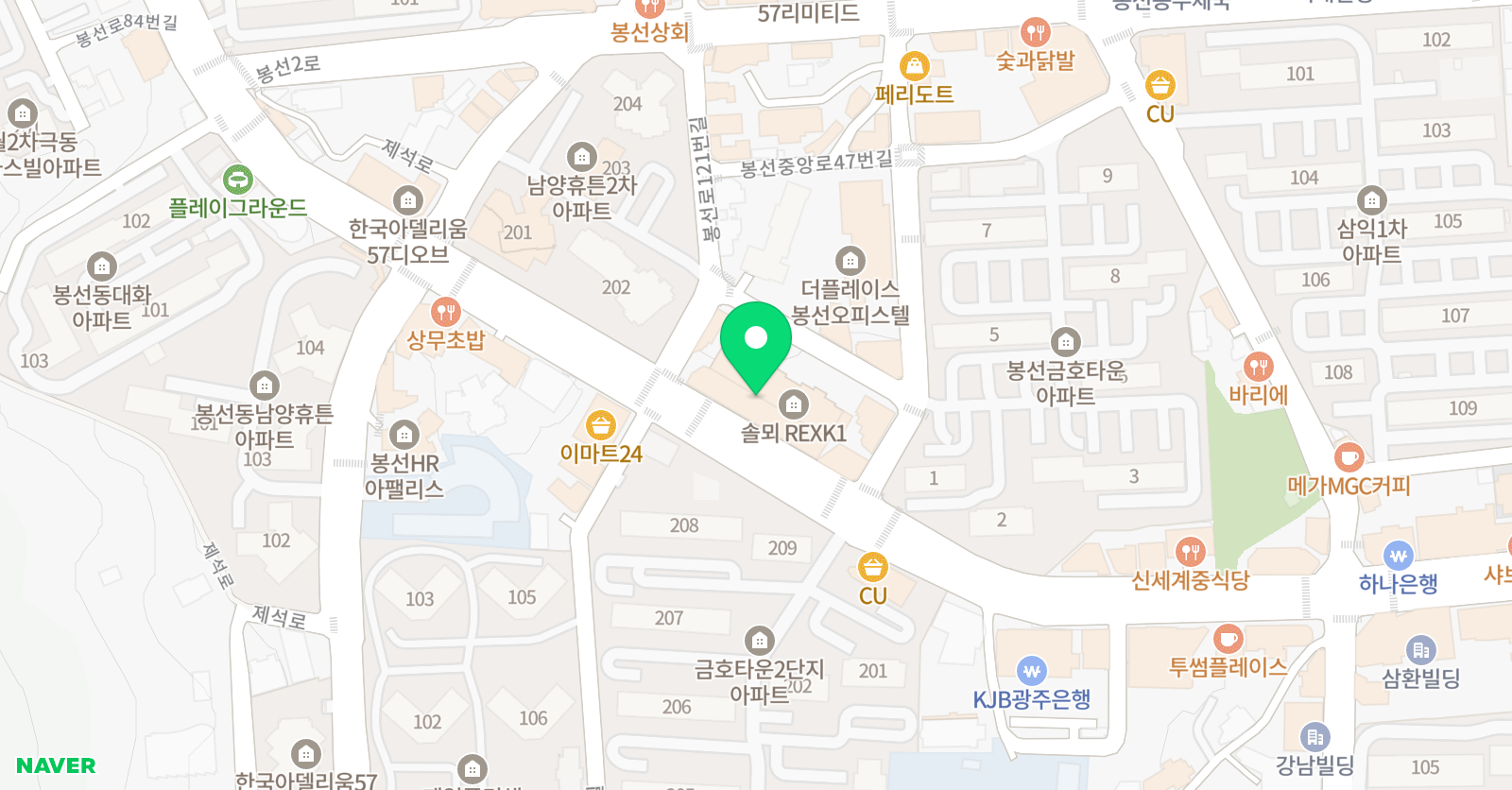 책이랑 주제독서학원 위치