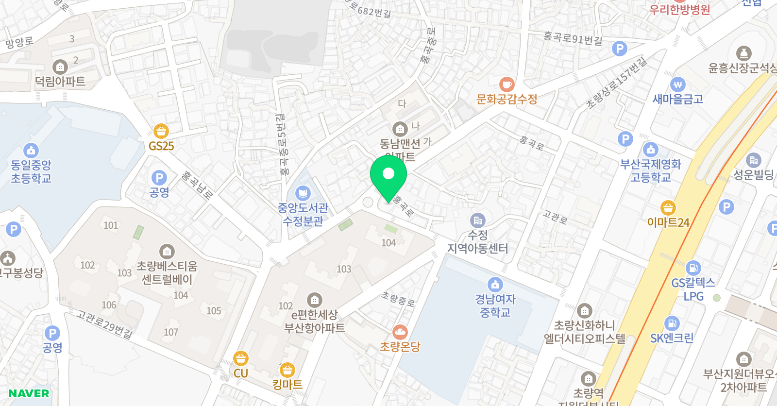 MBA키워구봉 태권도 위치
