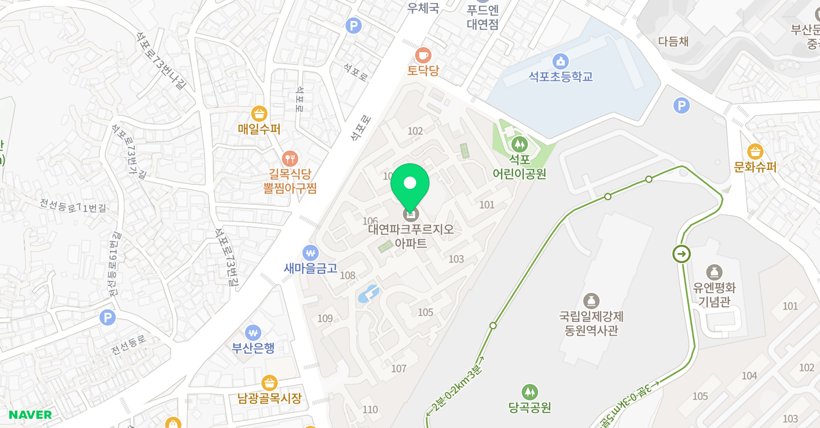 비에이치영어 위치