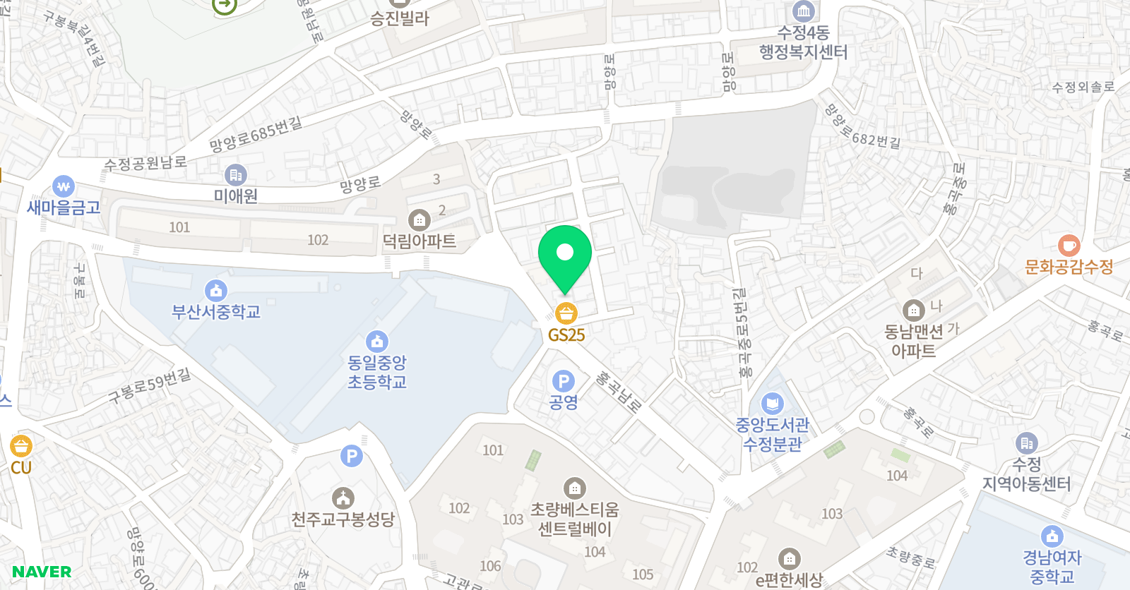 라솜 음악학원 위치