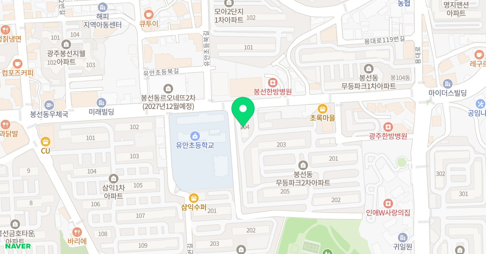 지니어스 공부방 위치