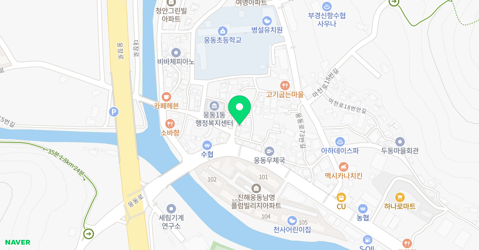 MSY 영어학원 위치