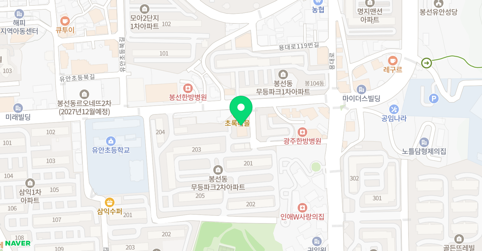 동화 태권도 위치