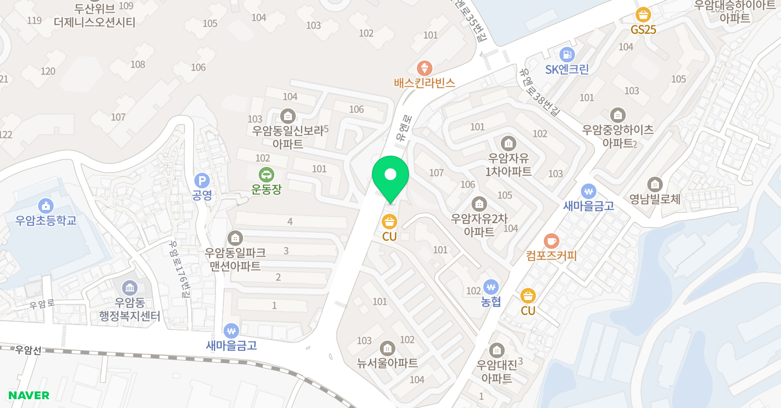 화음 음악전문학원 위치