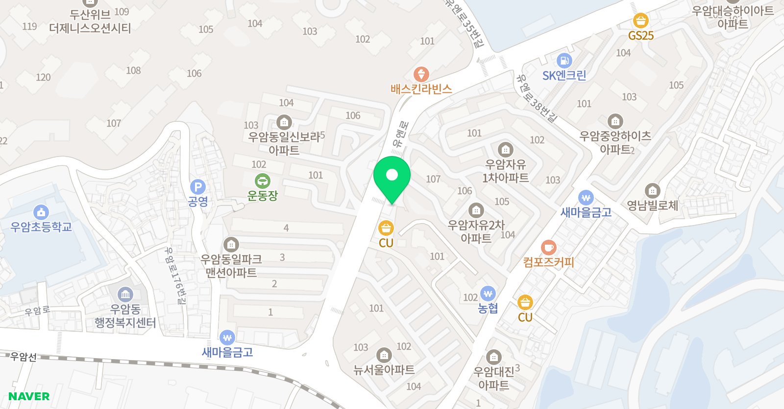 화음 미술학원 위치
