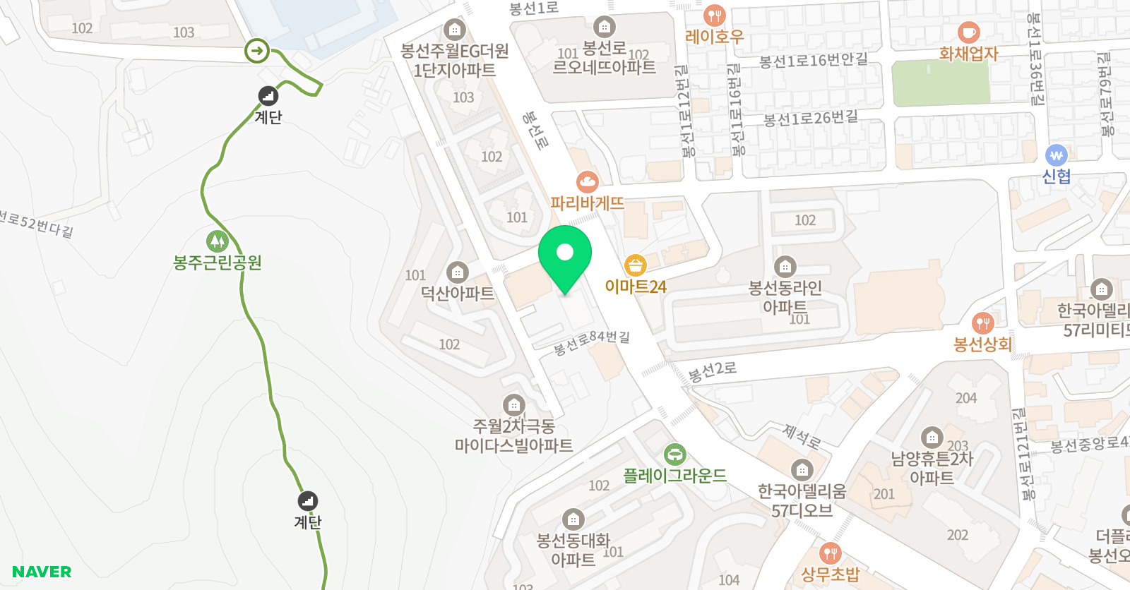 엘시아이 외국어학원 위치